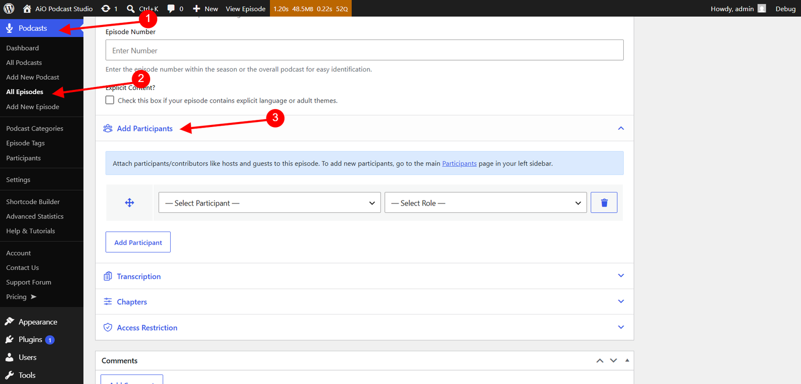 Assign Participant Episodes Assign Participant Episodes