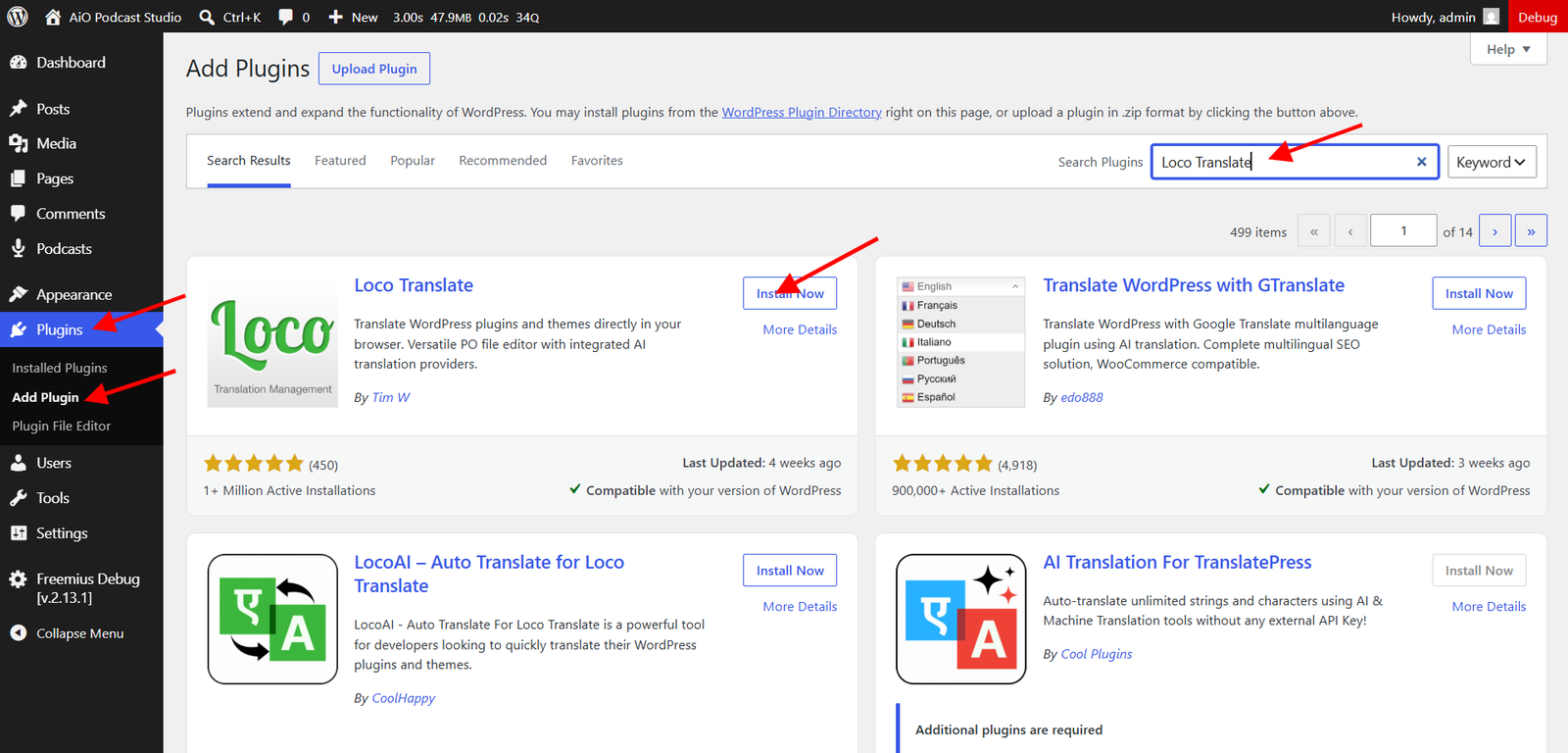 Install Loco Translate Install Loco Translate