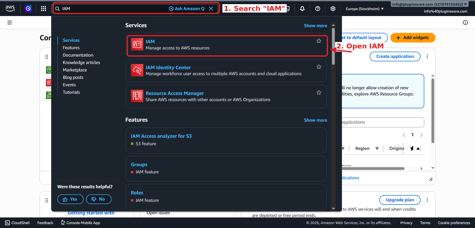 IAM Search